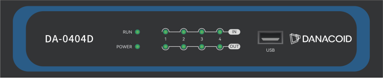 DA-0404D(4进4出数字音频处理器（DANTE版）)